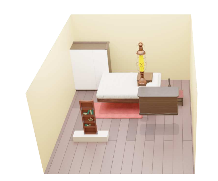 LayoutGPT bedroom