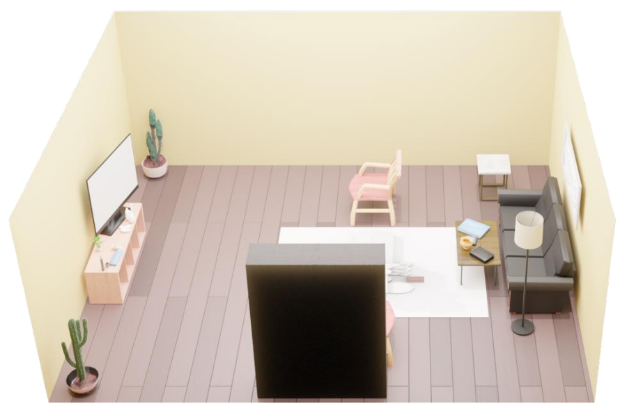 Our first living room