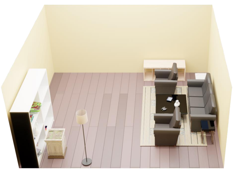 SceneWeaver living room