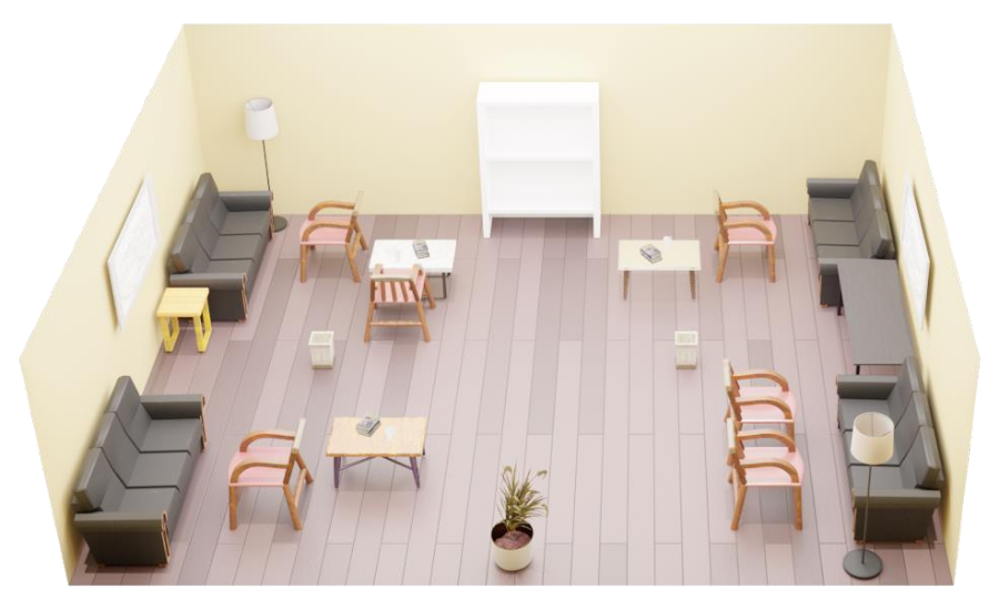 Our first waiting room